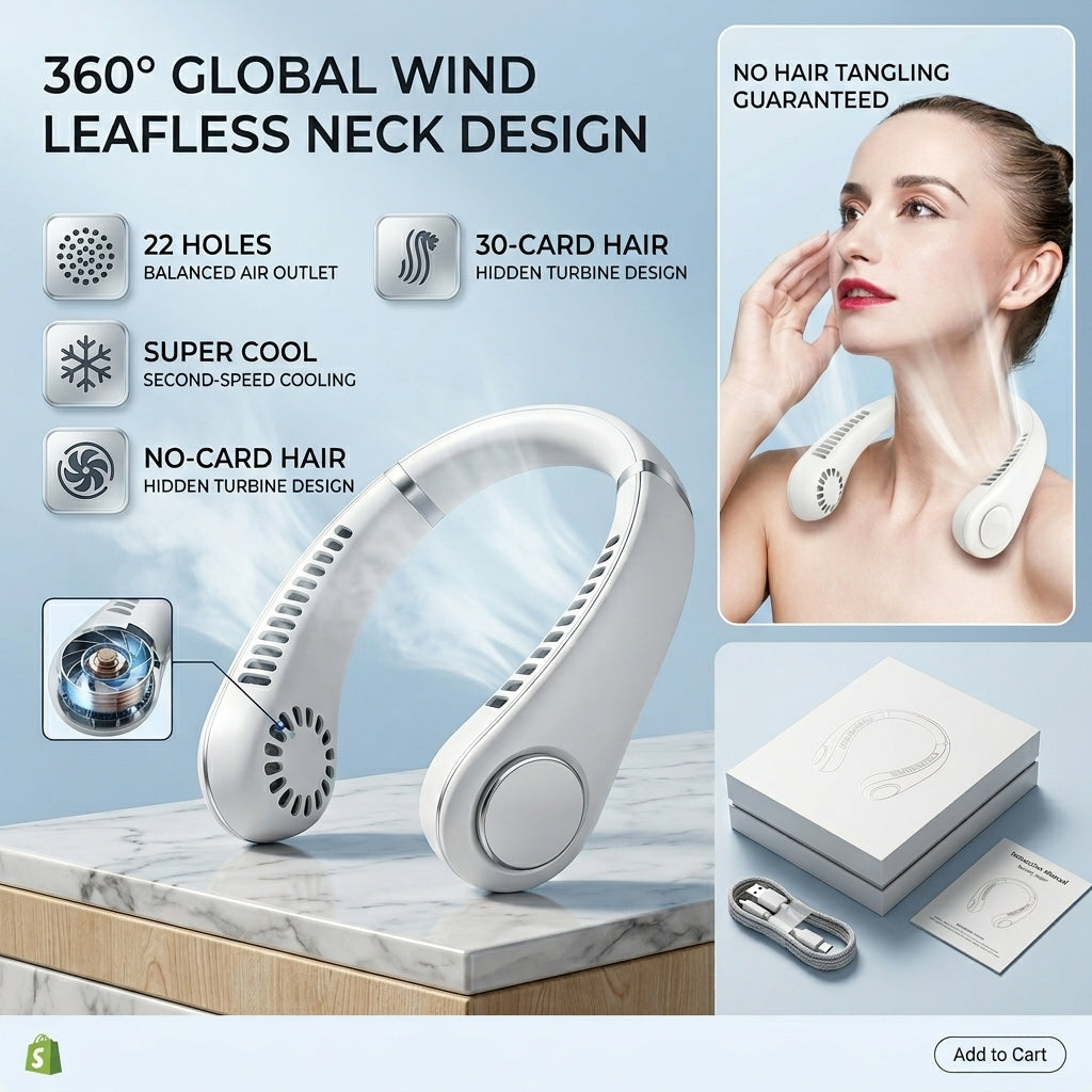 Portable Neck Cooling Fan